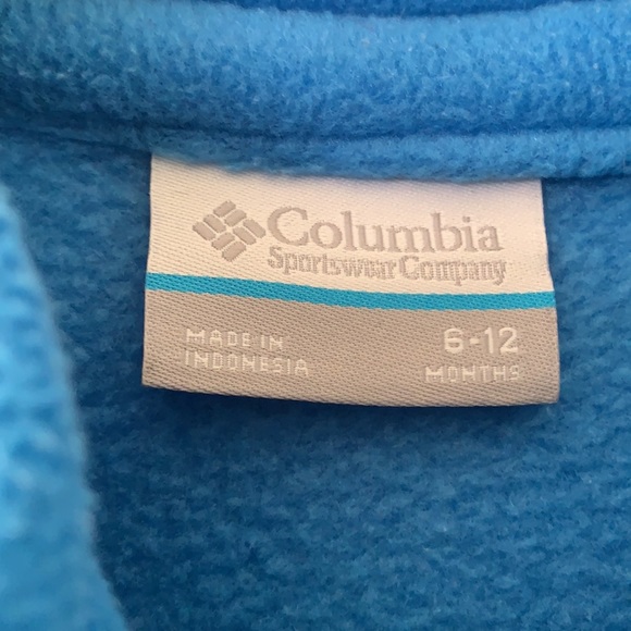 Columbia fleece zipper sweater for baby boy - Picture 3 of 3